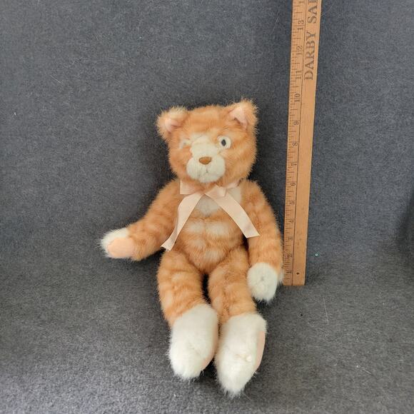 VGUC-14” Russ Berrie Vintage Heartcraft Collection SCRATCH Tabby Cat Plush - Picture 1 of 7
